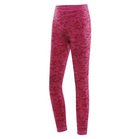 Children's functional underwear - trousers ALPINE PRO ELIBO fuchsia red