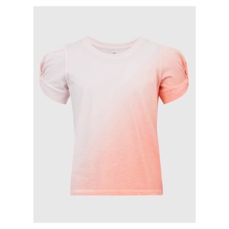 Ružové dievčenské tričko GAP ombré