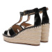 Lauren Ralph Lauren Espadrilky Hale Ii 802901589006 Čierna