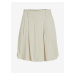 Beige short skirt VILA Vero - Ladies