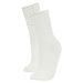 DEFACTO Woman Appliqued 2 Piece Cotton Long Socks