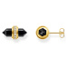 Thomas Sabo H2281-177-11 Gold stud earrings with black onyx