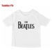 Tričko metal ROCK OFF Beatles Drop T Toddler WHT Čierna