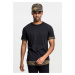 Long camo inset t-shirt black/olive camo