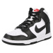 Nike Sportswear Členkové tenisky 'DUNK HIGH'  čierna / biela