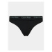 Calvin Klein Underwear Stringové nohavičky Thong 000QF7095E Čierna