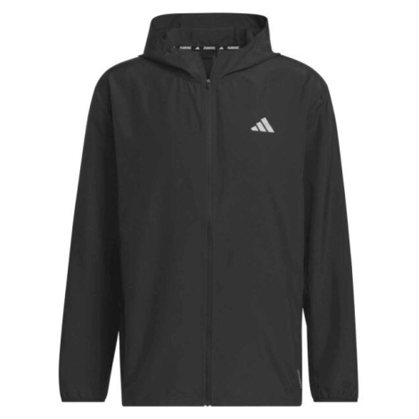 adidas RUN IT JACKET Pánska bežecká bunda, čierna, veľkosť