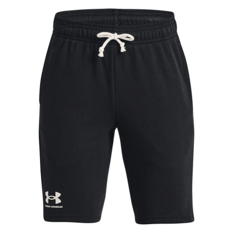 Under Armour Športové kraťasy UA RIVAL TERRY SHORT 1377255 Čierna Regular Fit