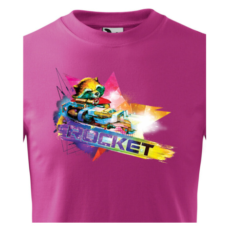 Detské tričko s potlačou Rocket- ideálny darček pre fanúšikov Marvel