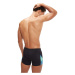 Speedo allover digi v-cut aquashort black/true cobalt m - uk34