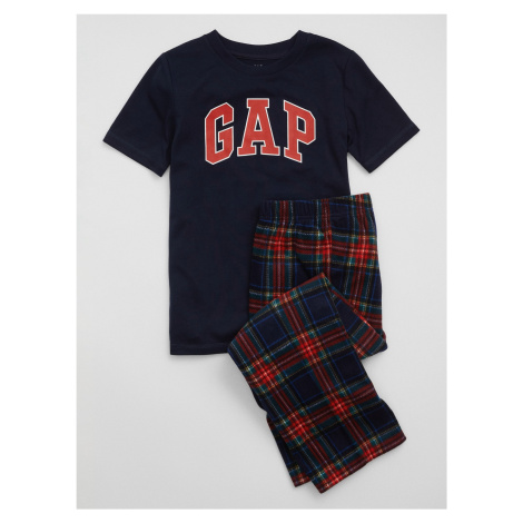 Tmavomodré chlapčenské pyžamo s logom GAP