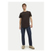 Jack&Jones Tričko Jjenoa 12113648 Hnedá Long Line Fit