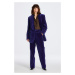 NOHAVICE GANT VELVET SUIT PANTS RICH NAVY