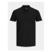 Jack&Jones Polokošeľa Basic 12136516 Čierna Slim Fit