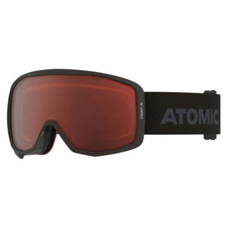 Atomic COUNT JR ORANGE Juniorské lyžiarske okuliare, čierna, veľkosť