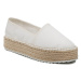 Tommy Jeans Espadrilky Flatform Espadrille EN0EN02078 Biela