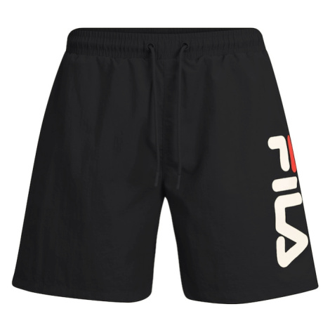 FILA Plavecké šortky ' SWASILAND'  červená / čierna / biela