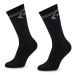 Converse Súprava 2 párov vysokých dámskych ponožiek E1025B-2009 Čierna
