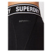 Superdry Legíny Corporate Logo Tape W7010627A Čierna Slim Fit