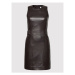Remain Kožené šaty Taya RM694 Hnedá Slim Fit