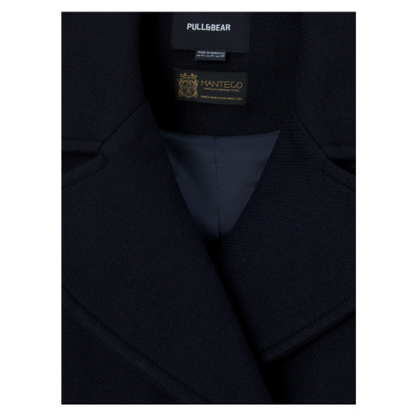 Pull&Bear Prechodný kabát  námornícka modrá