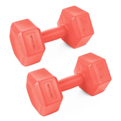 Set závažia SPOKEY MONSTER RED HEXA 2x 4 kg