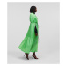 Kabát Karl Lagerfeld Hun'S Pick Voluminous Raincoat Zelená