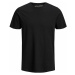 Jack&Jones Pánske tričko JJEORGANIC Slim Fit 12156101 Black S