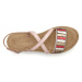 LASCANA Remienkové sandále  piesková / púdrová / svetločervená / biela