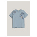 TRIČKO GANT REG MAGNOLIA EMBROIDERY SS T-SHIRT DOVE BLUE