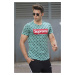 Madmext Green Spotted Men's T-Shirt 2640
