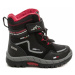 American Club HL-31-21 čierno červené detské zimné topánky