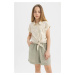 DEFACTO Girl's Viscose Shorts