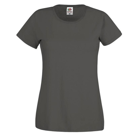 Graphite Women's T-shirt Lady fit Original Fruit of the Loom
