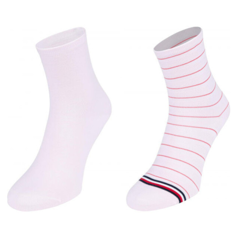 Tommy Hilfiger WOMEN SHORT SOCK 2P PREPPY Dámske ponožky, ružová, veľkosť