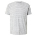 ESPRIT Tričko  sivá melírovaná / biela