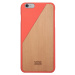 Kryt na iPhone 6 Plus – Clic Wooden Coral Red