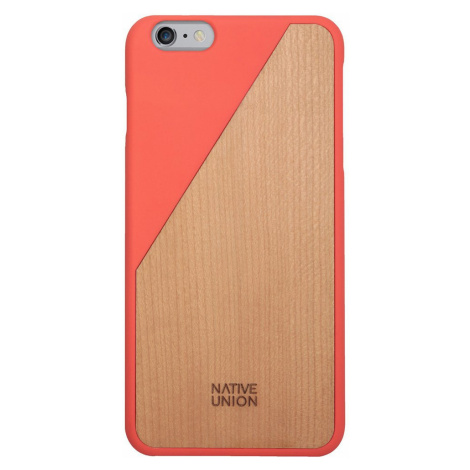 Kryt na iPhone 6 Plus – Clic Wooden Coral Red
