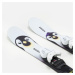 Detské zjazdové lyže Boost 100 s viazaním biele