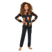 Dívčí pyžamo model 15901148 Bear černá 122/128 - Cornette
