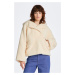 MIKINA GANT REL PILE FLEECE HOODIE CREAM