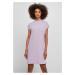 Women's tortoise dress with extended lilac shoulders