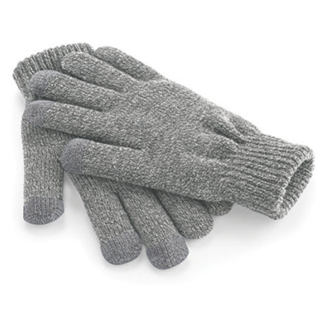 Beechfield Zimné rukavice B490 Heather Grey