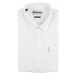 Barbour Letná košeľa Barbour Linen Mix Shirt - biela