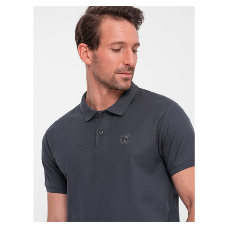 Ombre Men's pique knit polo shirt