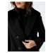 Koton Long Stamp Coat with Removable Faux Für Collar and Pockets