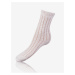 Béžové dámske ponožky Bellinda SUPER SOFT SOCKS