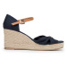 Dámske espadrilky s mašľou vpredu 98-DP-500-N