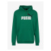 Zelená pánska mikina s kapucňou Puma ESS+ 2 Col Big Logo Hoodie TR