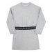Calvin Klein Jeans Každodenné šaty Logo Waistband IG0IG00423 Sivá Regular Fit